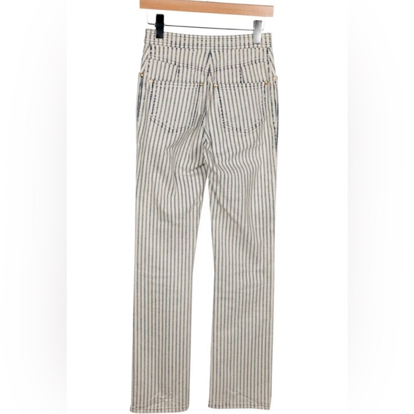 Balmain Striped Straight Leg Pants - Picture 2 of 4